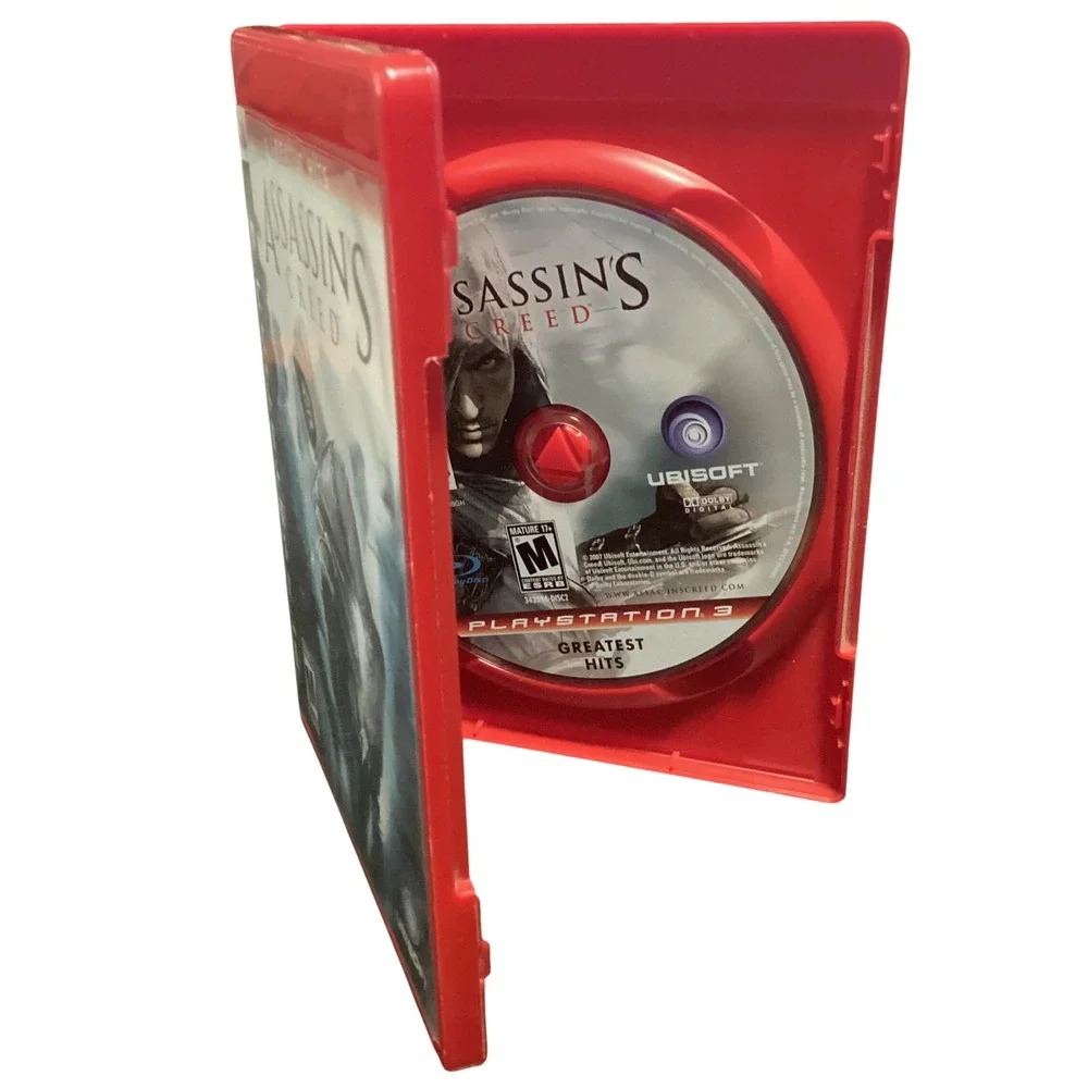 Assassins Creed Sony PlayStation 3 PS3 Greatest Hits Red Case BLUS-30089GH